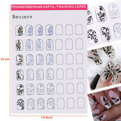 STZPRONAIL easy-clean plastic pages designed for repeated use
