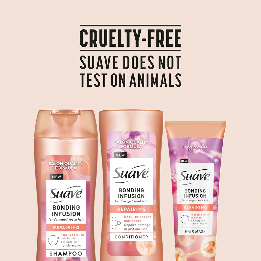 Set packaging showcasing hydrating, reparative benefits for damaged hair.