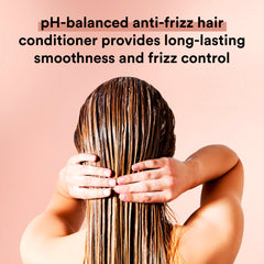 Close-up of color-treated hair with color-safe care from Suave Keratin Infusion