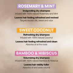 Suave dry shampoo bamboo-hibiscus-bottle adding lightweight volume
