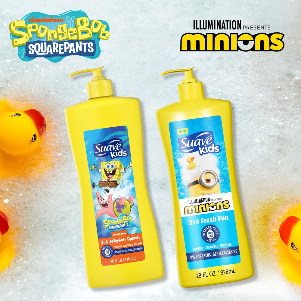 SpongeBob JellyFish Splash foam ideal for light, fruity scent during bath.