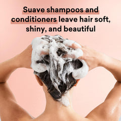 Suave Almond & Shea Butter Moisturizing Conditioner close view emphasizing deep moisture.