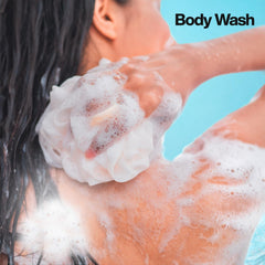 Suave Ocean Breeze body wash foamy lather for a luxurious cleanse.