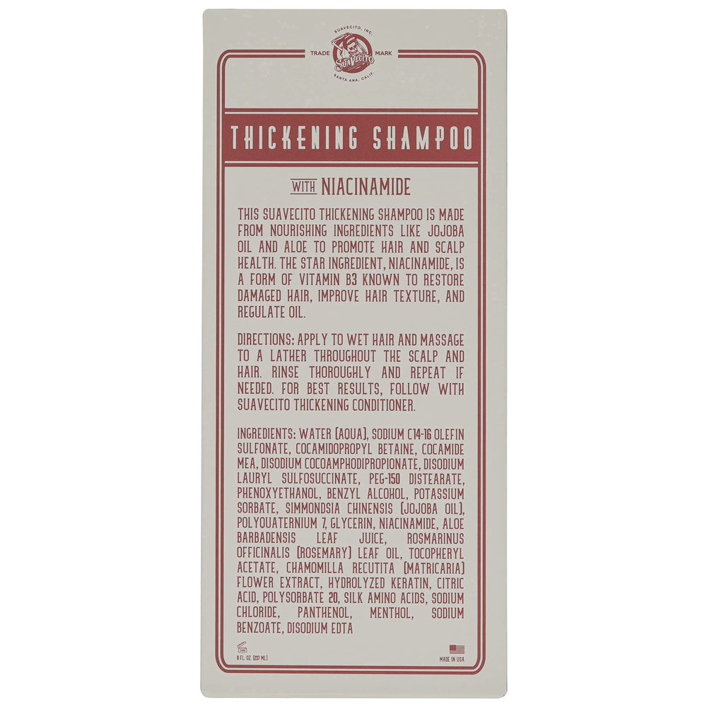 Suavecito packaging close-up highlights clean labeling and premium product feel.