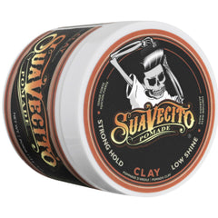 Styling short-to-medium hair with Suavecito Pomade Firme Clay