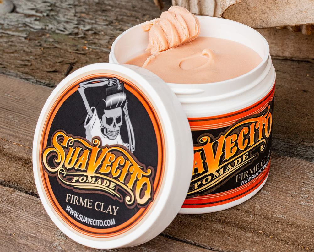 Hair with long-lasting hold using Suavecito Pomade Firme Clay