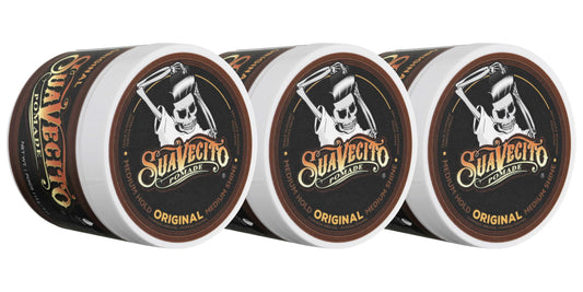 Suavecito Pomade Original Hold 4 oz bottle with medium hold and easy washout