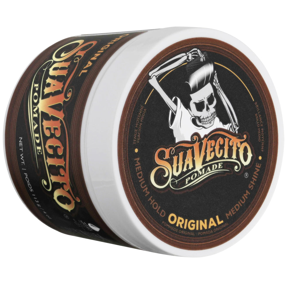 Long-lasting hold image of Suavecito Pomade Original Hold