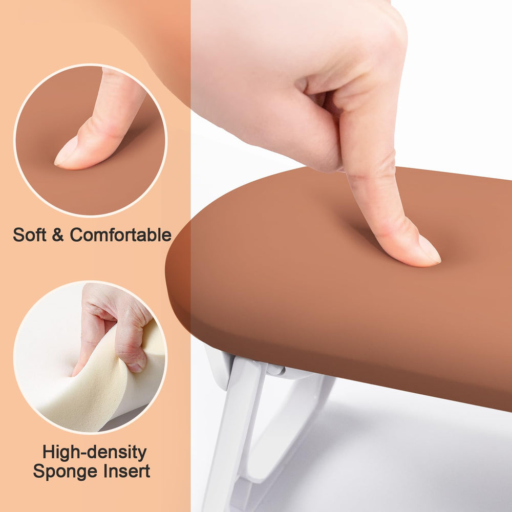SUBAY easy-clean PU leather arm rest for quick sanitizing.