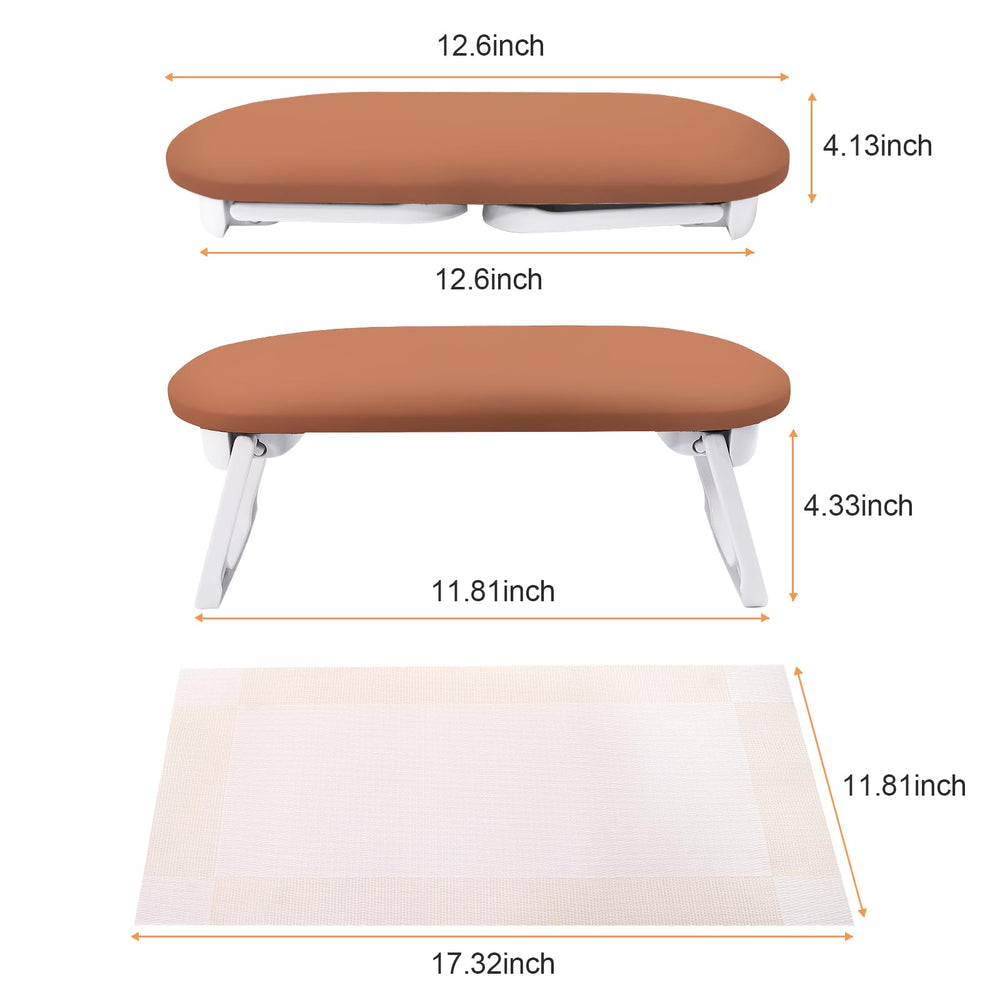 SUBAY versatile arm rest for nail and foot care at home or salon.
