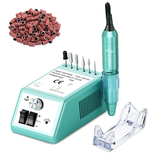 SUBAY nail drill handpiece with vents for cooler, quieter operation.