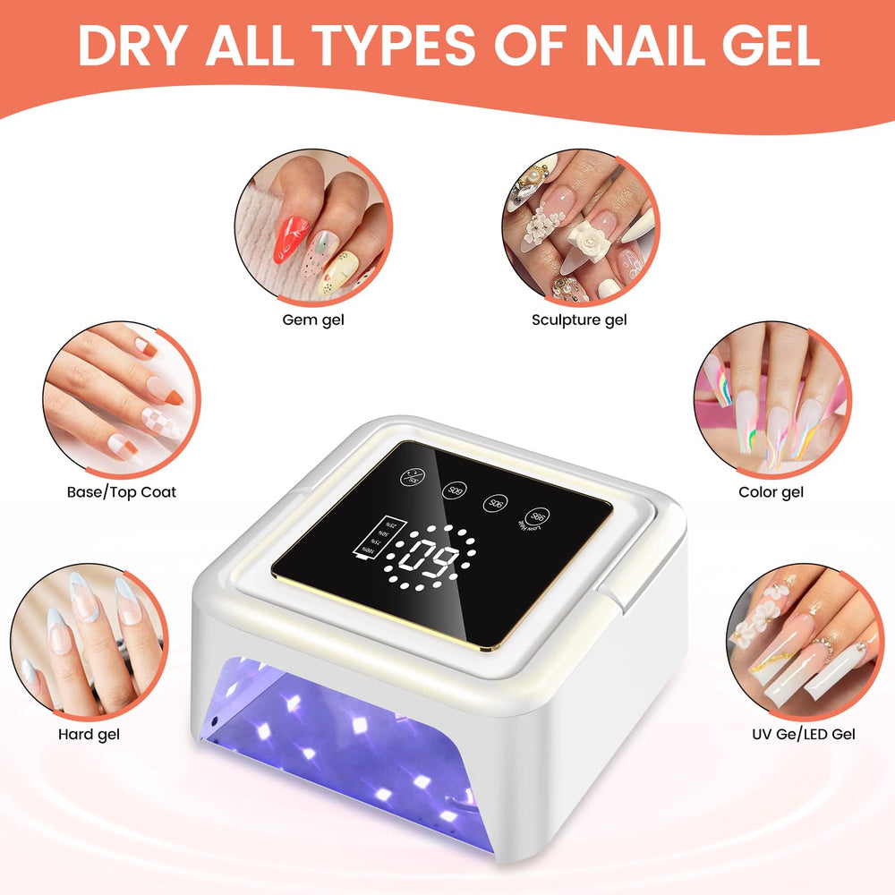 SUBAY four timer modes tailor curing to different gel types.