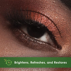 Under-eye area being treated with Sudden Change Serum for smoother look