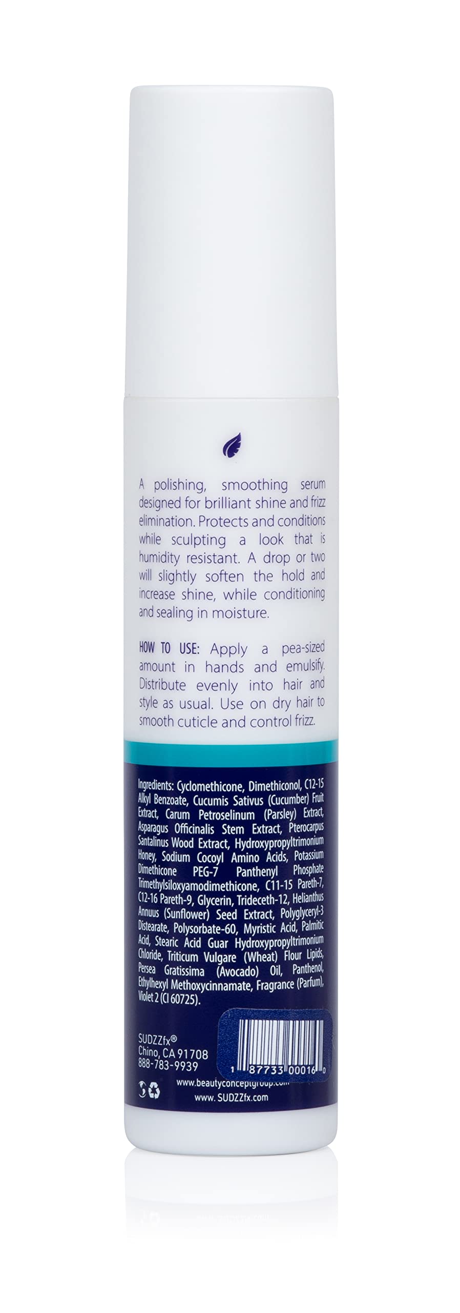 SUDZZFX Zenyth serum being emulsified in hands for smooth application