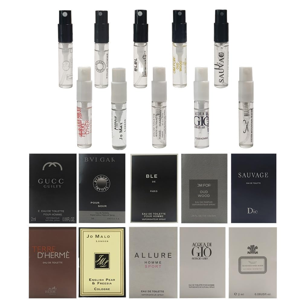 Sufeasdf travel-size fragrance set preview for testing scents before purchase.