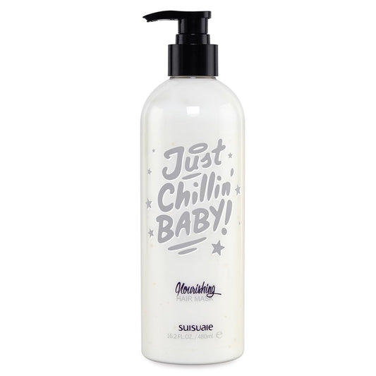 Suisuaie conditioner bottle front for all hair types.