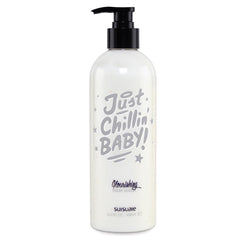 Suisuaie conditioner bottle front for all hair types.