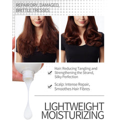 Creamy texture close-up showing rich moisture for hair.