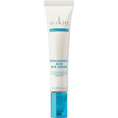 Sukin 3D Hyaluronic Acid Eye Serum roll-on for refreshed under-eye area.