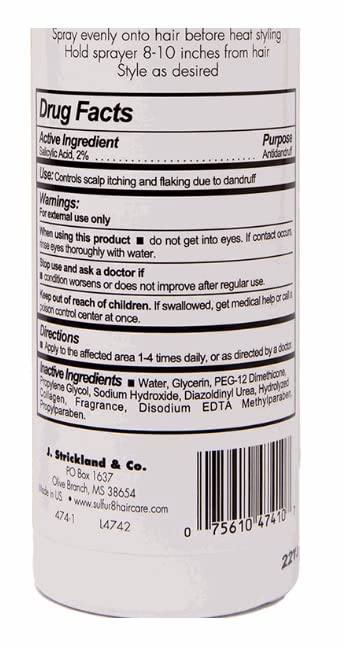 Sulfur 8 Fresh Oil Sheen spray pack image shows 3 bottles for easy daily use.