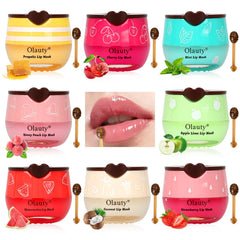 Sulily Bee Lip Balm honey pot front view with cute packaging and moisture appeal