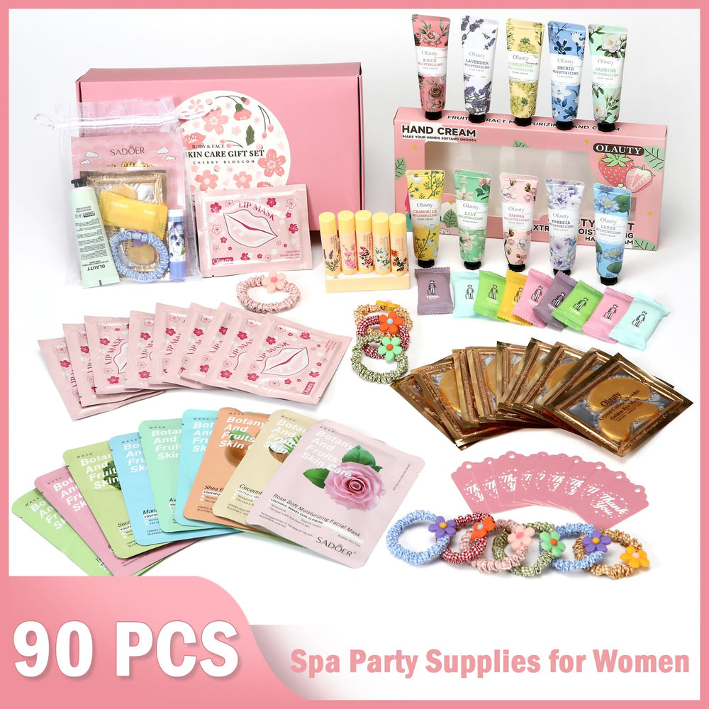 Sulily girls spa party gift bags ready for sharing