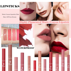 Sulily Pcs matte red lipstick for a confident evening look.
