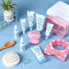 Sulily pink storage pouch, portable skincare companion
