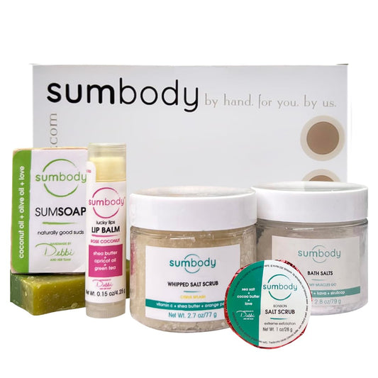 Sumbody soap small-batch bar displayed for at-home spa indulgence.