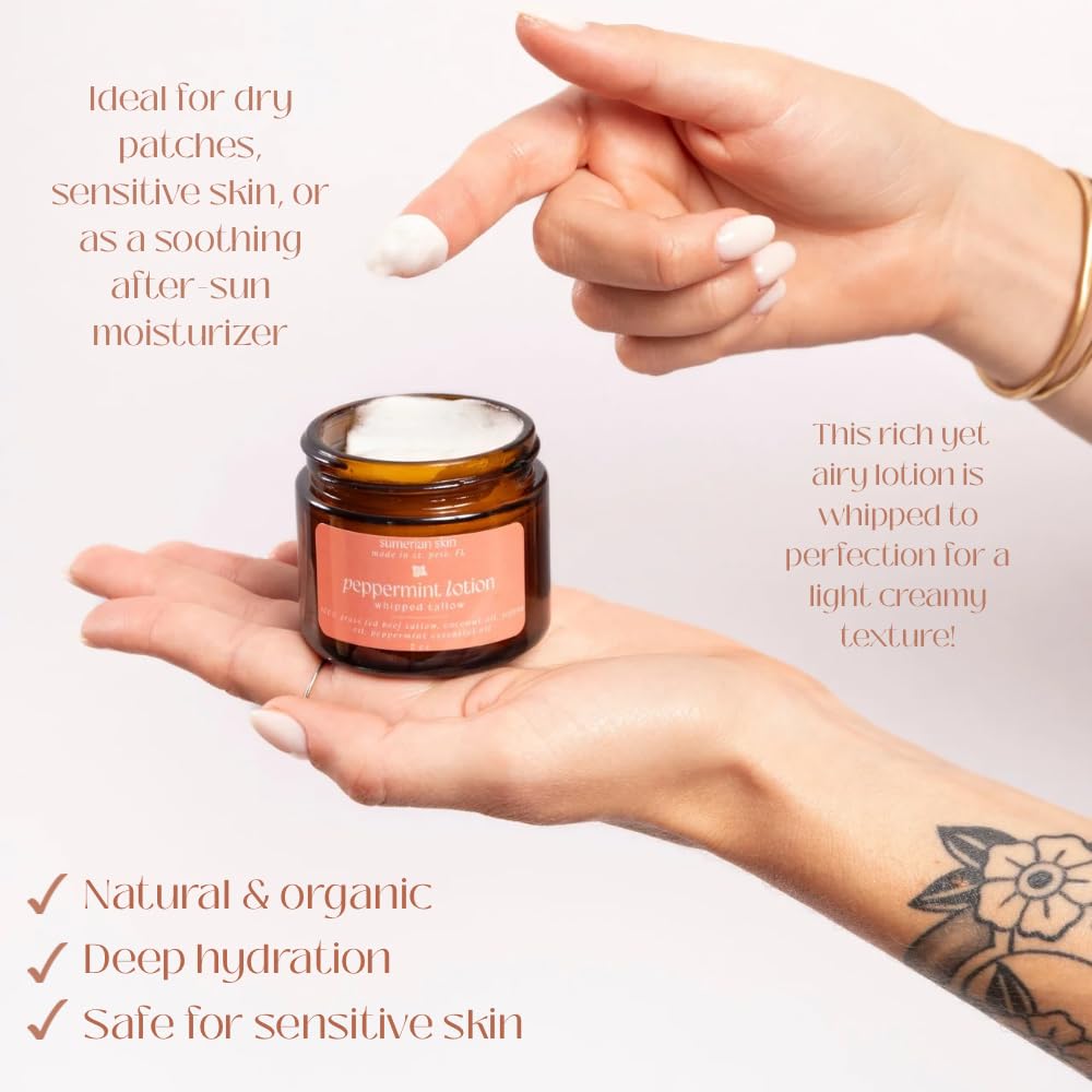Sumerian Skin texture close-up reveals velvety whipped formula for quick absorption