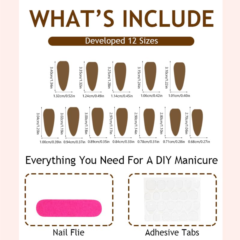 SUMINGGO nail glue and tabs kit for versatile, mess-free application.