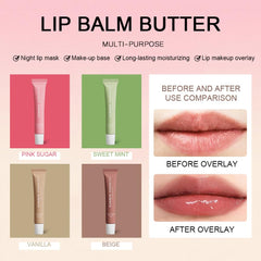 Summer Ferenity lip butter balm packaging on display.