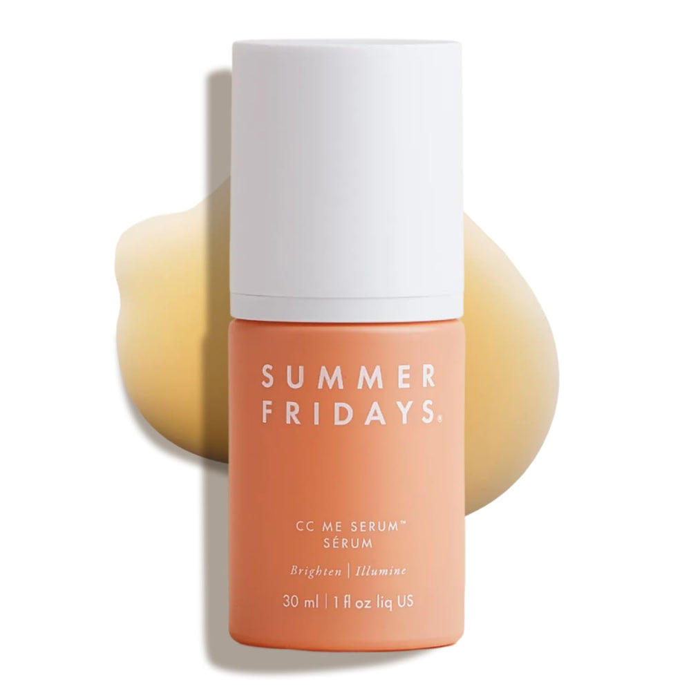 Summer Fridays CC Me Serum bottle close-up for radiant skin