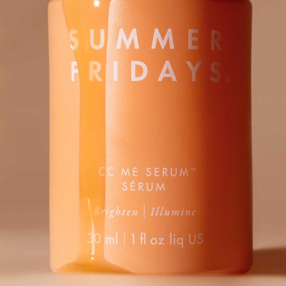 Hydration and glow on skin after using CC Me Serum