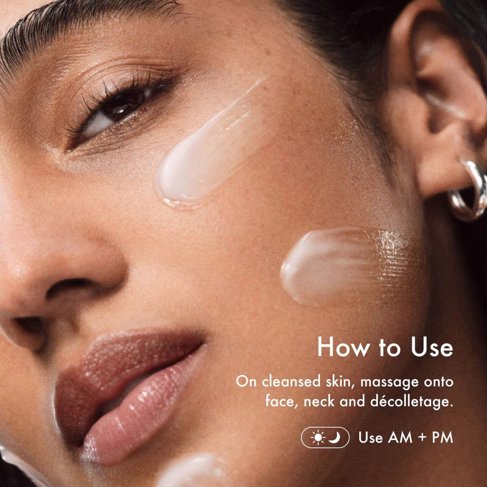 Cloud Dew Gel Cream on neck and decolletage for targeted hydration