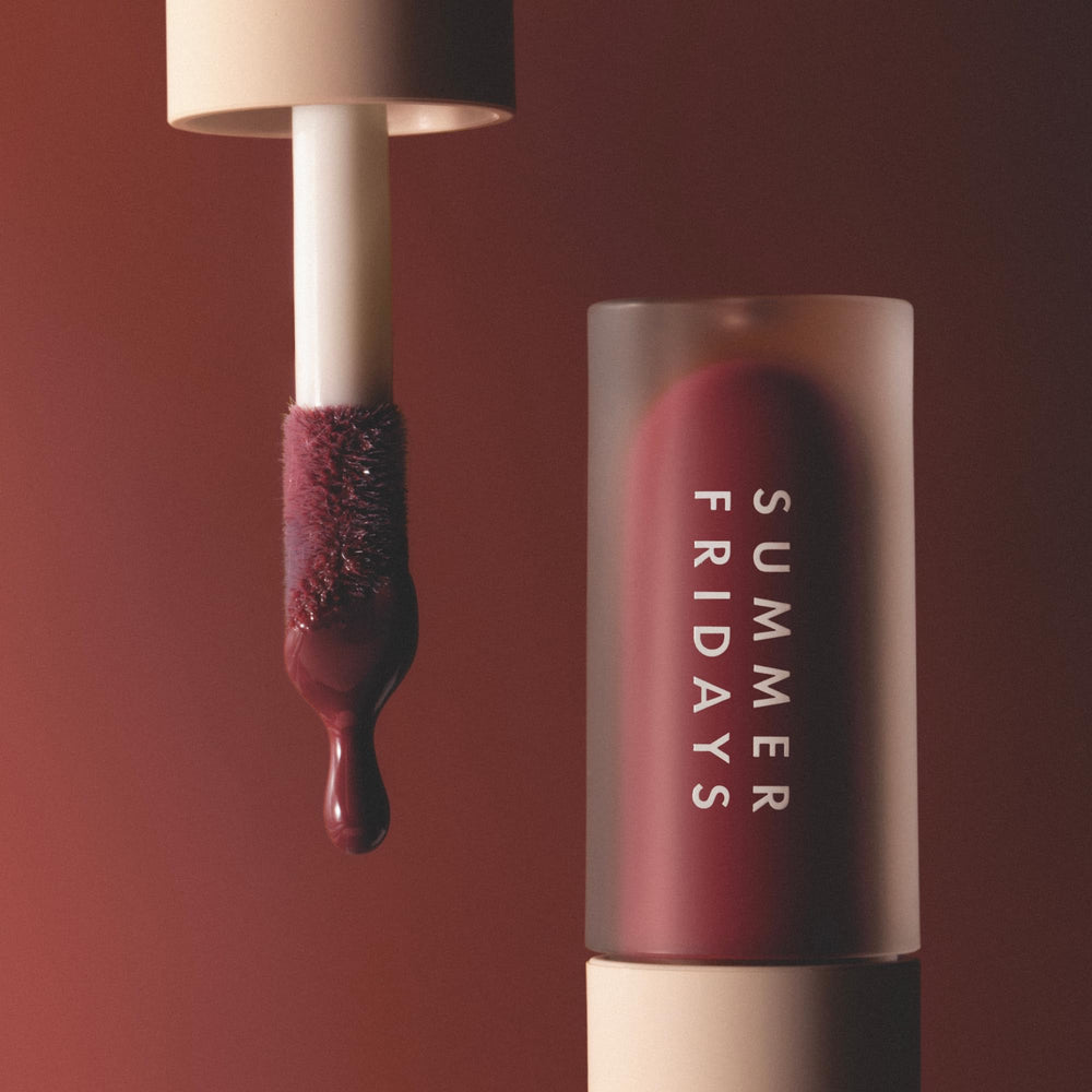 Even tint and shine on lips with Midnight Berry gloss.