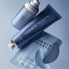 Summer Fridays Jet Lag Under Eye Patches show brighter under-eye skin after one use.