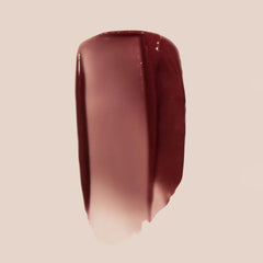 Summer Fridays Tinted Lip Butter Balm Brown Sugar applying on lips for instant moisture.