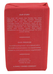 SUNAROMA Pepper Mint Soap bar closeup; paraben- and sulfate-free formula for gentle cleansing