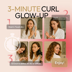 SUNATORIA Curl Cream dispensing pump for quick daily hydration