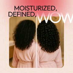 SUNATORIA Curl Cream hands application shows even distribution on waves