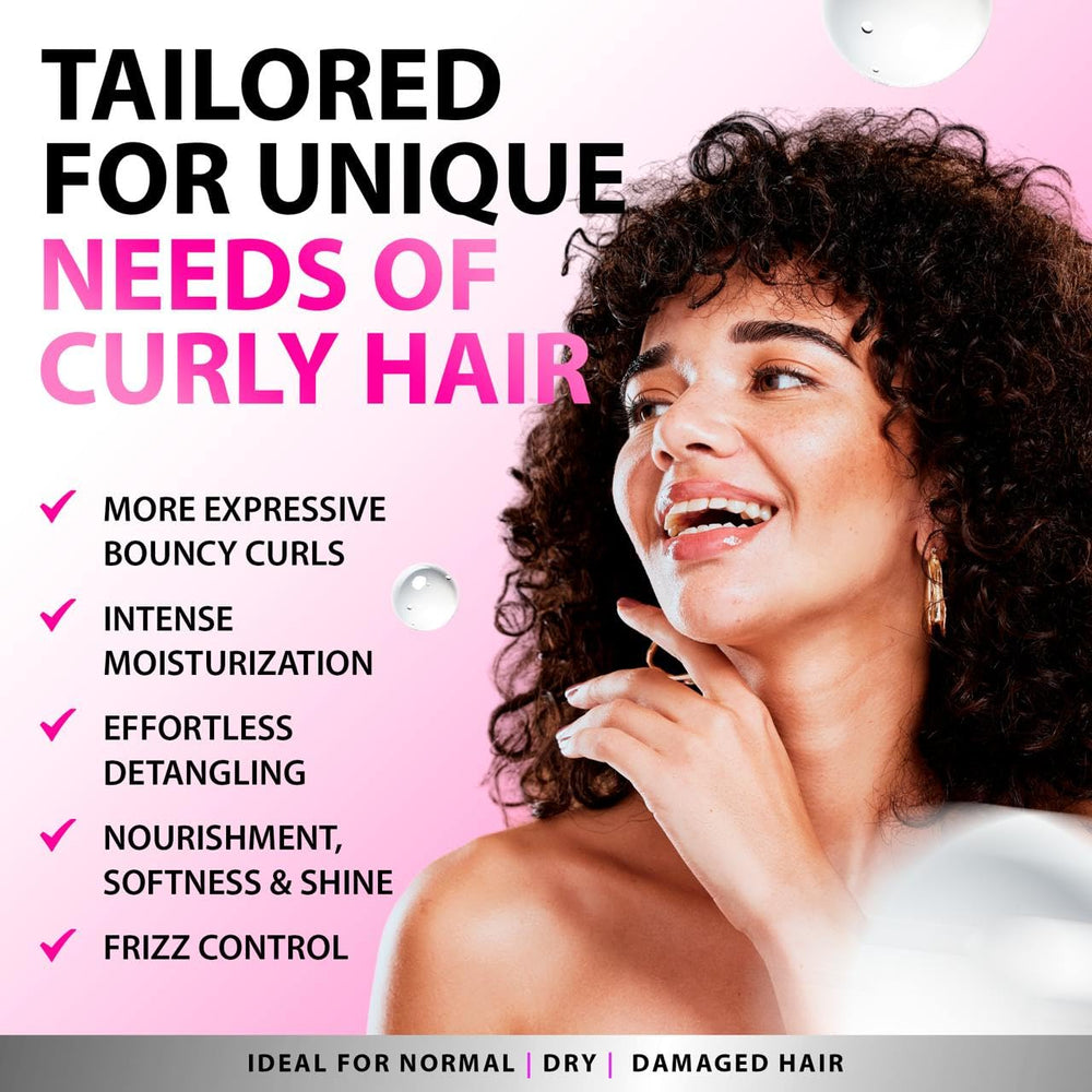 SUNATORIA Curly Hair Mask texture scoop highlights creamy hydration.
