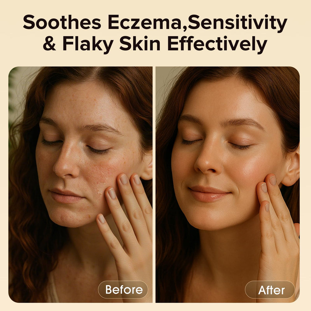 Sunbose Balm on hands illustrating deep moisture without heaviness