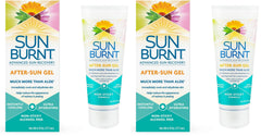 Sunburnt EMCW9 aloe vera gel bottle with clear formula for soothing skin