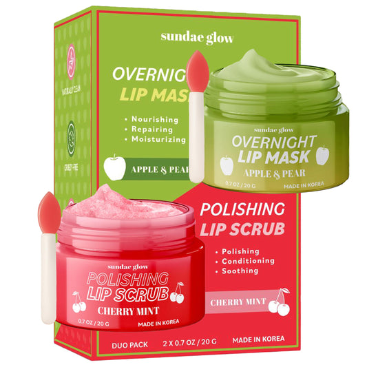 Sundae Glow lip mask with apple for hydration and smooth lips