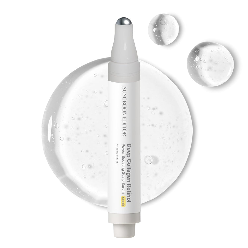 SUNGBOON EDITOR Deep Collagen Retinol Scalp Serum bottle for targeted scalp care