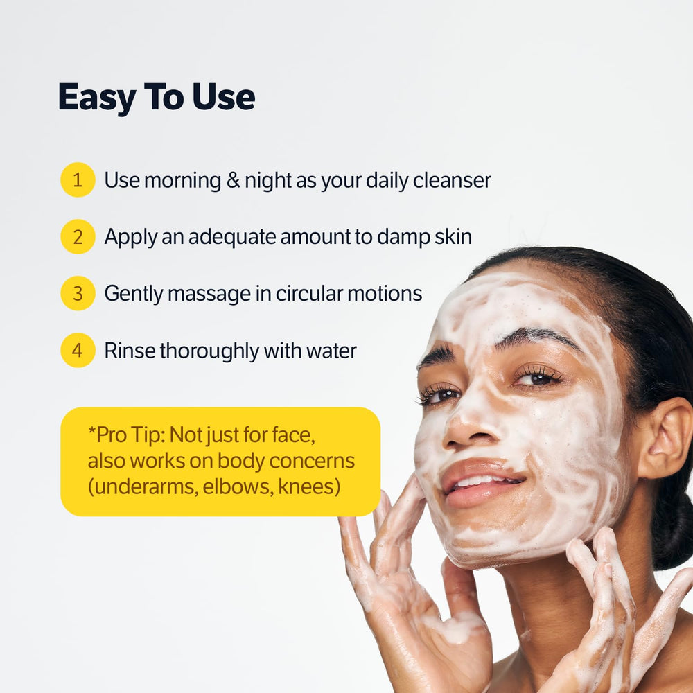 SUNGBOON EDITOR Kojic Turmeric Cleanser supports balanced skin texture with gentle daily use.