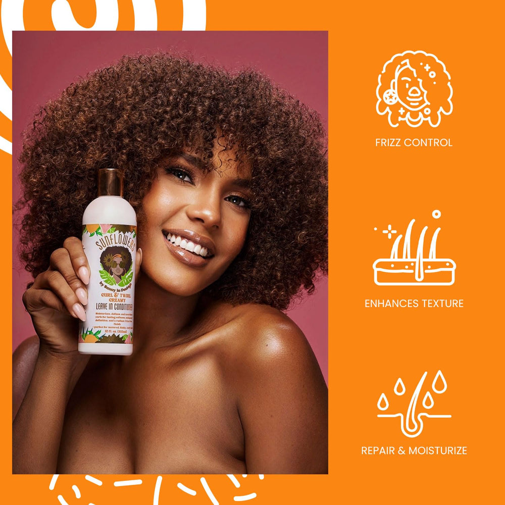 Sunny in Denbigh Detangling on hair for easy everyday styling.