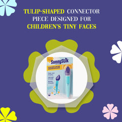 SunnyStik mess-free squirt-swipe design keeps hands clean during sunscreen.