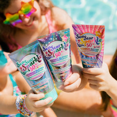 Sunshine and Glitter Seastar Sparkle packaging shows made-in-USA origin.